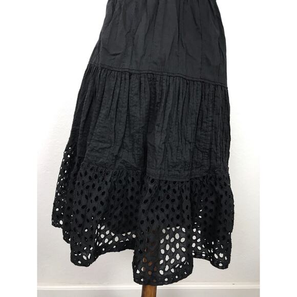 INC International Concepts Petite Pleated Eyelet Hem Tank Dress - Picture 9 of 9